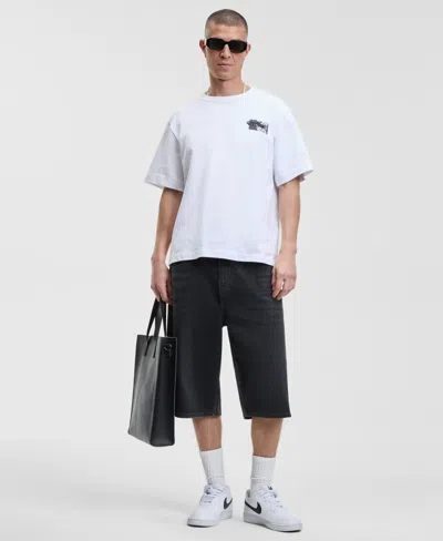 Mode Of One Men's Relaxed Fit Short-sleeve Crewneck Graphic T-shirt, Macy's Exclusive In White