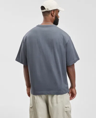 Mode Of One Men's New York Relaxed Fit Short-sleeve Crewneck Graphic T-shirt, Macy's Exclusive In Gray
