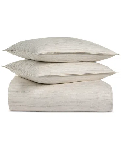 Hotel Collection Lithos Ombre Duvet Cover Set, King, Macy's Exclusive In White