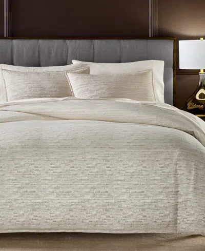 Hotel Collection Lithos Ombre Duvet Cover Set, King, Macy's Exclusive In White