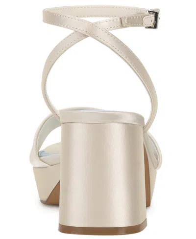 Vince Camuto Pendry Platform Block Heel Dress Sandals In White