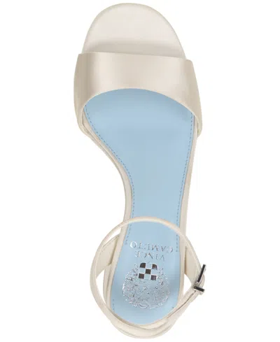 Vince Camuto Pendry Platform Block Heel Dress Sandals In White