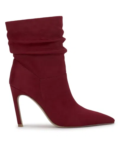 Jessica Simpson Welina Pointed Toe Bootie In Red