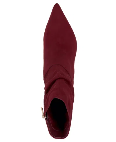 Jessica Simpson Welina Pointed Toe Bootie In Red