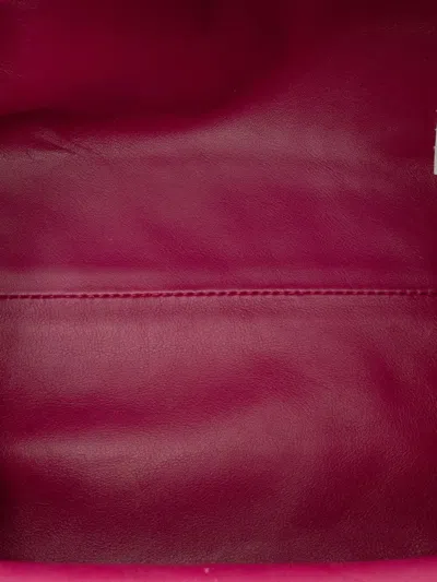 Pre-owned Bottega Veneta 2012-2025 Lambskin The Mini Pouch Crossbody Bag In Purple