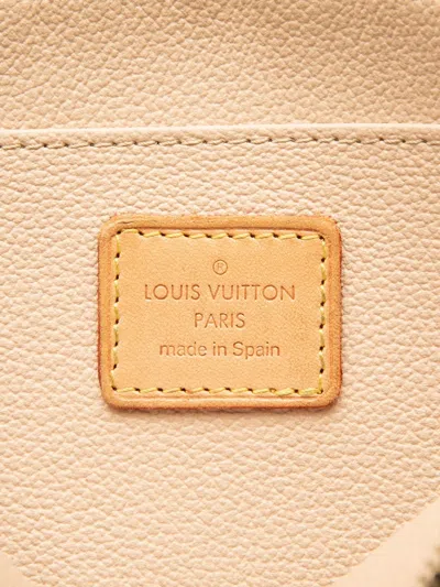 Pre-owned Louis Vuitton 2004 Monogram Cosmetic Pm Pouch In Brown