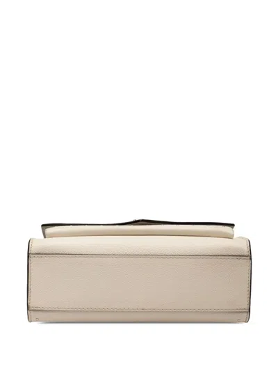 Pre-owned Louis Vuitton 2018 Mylockme Bb Crossbody Bag In White