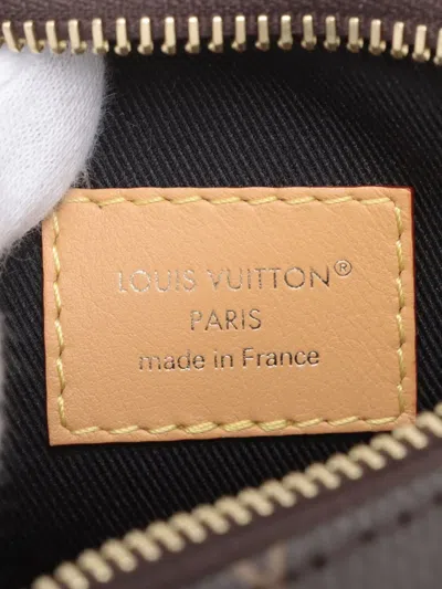 Pre-owned Louis Vuitton 2021-2025 Monogram Music Player Wearable Wallet Crossbody Bag In Brown