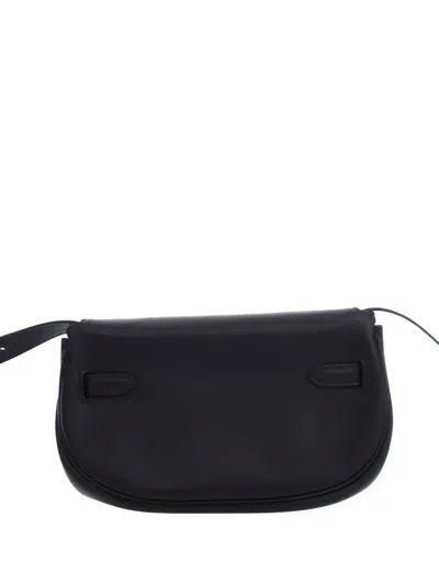 Pre-owned Hermes 2024 Swift Kelly Moove Crossbody Bag In Black