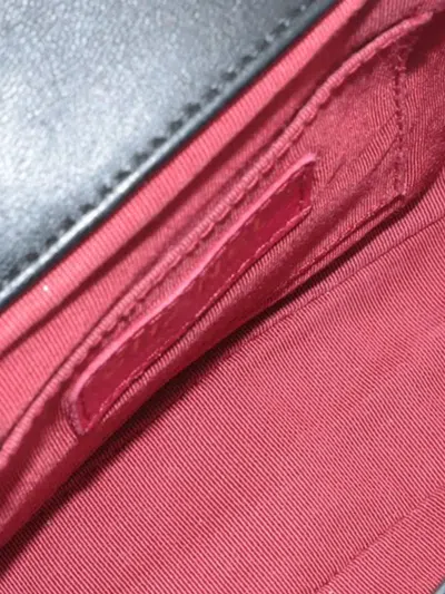 Pre-owned Chanel 2019 Mini Lambskin In The Loop Flap Satchel In Black