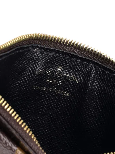 Pre-owned Louis Vuitton Recto Verso Monogram Canvas Card Holder In Brown