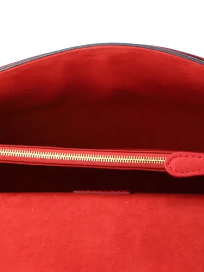 Pre-owned Louis Vuitton Victoire Handbag Monogram Canvas And Leather Shoulder Bag In Brown