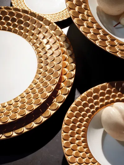 L'objet Aegean Serving Bowl (37cm) In Gold