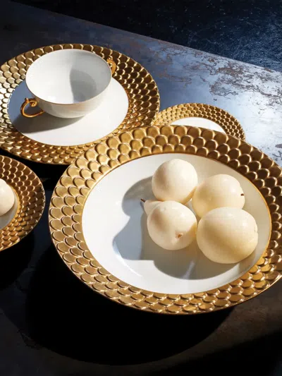 L'objet Aegean Serving Bowl (37cm) In Gold