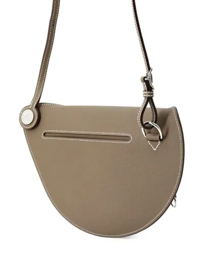 Pre-owned Hermes 2023 Epsom Petite Course Crossbody Bag In Brown