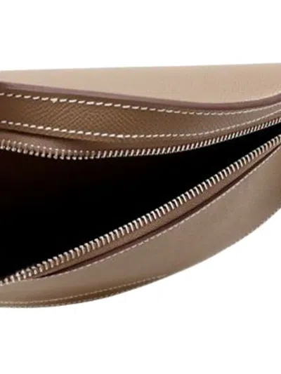 Pre-owned Hermes 2023 Epsom Petite Course Crossbody Bag In Brown