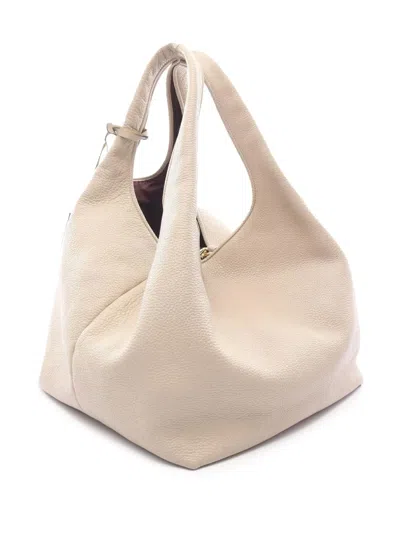 Pre-owned Loewe 2010-2025 Calfksin Carmen Handbag In Brown