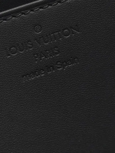 Pre-owned Louis Vuitton 2012-2019 Vernis Louise Wallet Long Wallets In Black