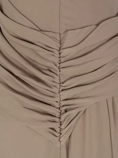 Christopher Esber Aiba Draped Maxi Skirt In Brown