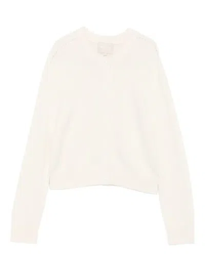 Kujten Cashmere Cardigan In White