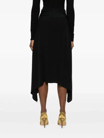 Stella Mccartney Zip-fastening Midi Skirt In Black