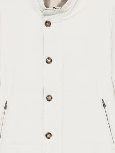 Barba Napoli Buttoned Jacket In White