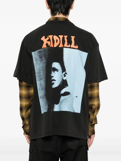 Kidill Cracked-face T-shirt In Black