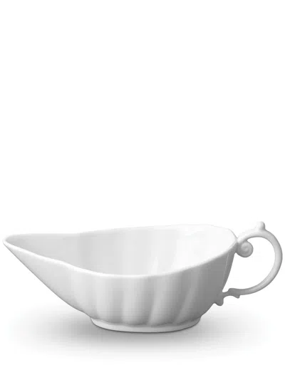 L'objet Aegean White Gravy Boat In White