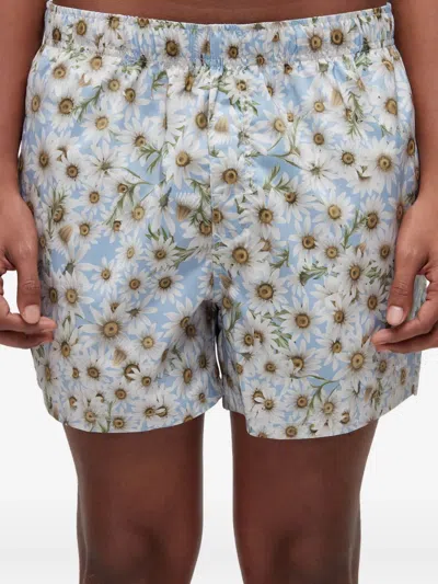 Osklen Margaridas Swim Shorts In Blue