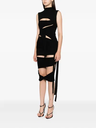 Ottolinger Cut-out Dress In Black