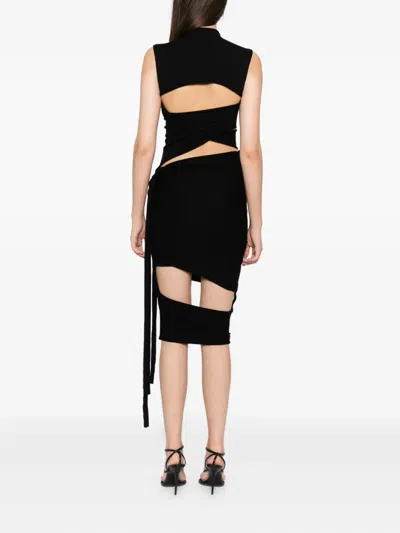 Ottolinger Cut-out Dress In Black