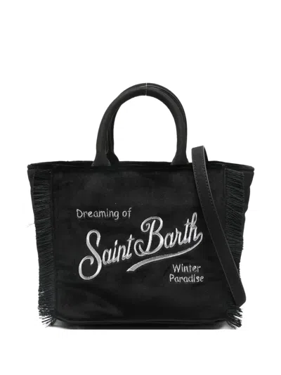 Mc2 Saint Barth Mini Vanity Tote Bag In Black