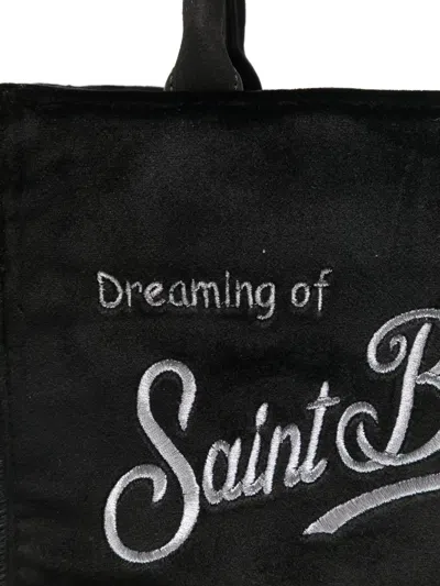 Mc2 Saint Barth Mini Vanity Tote Bag In Black