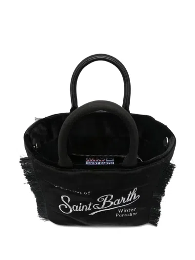 Mc2 Saint Barth Mini Vanity Tote Bag In Black
