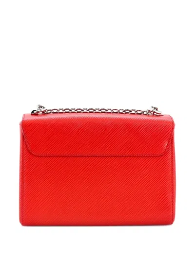 Pre-owned Louis Vuitton Twist Handbag Epi Leather Mm Crossbody Bag In Red