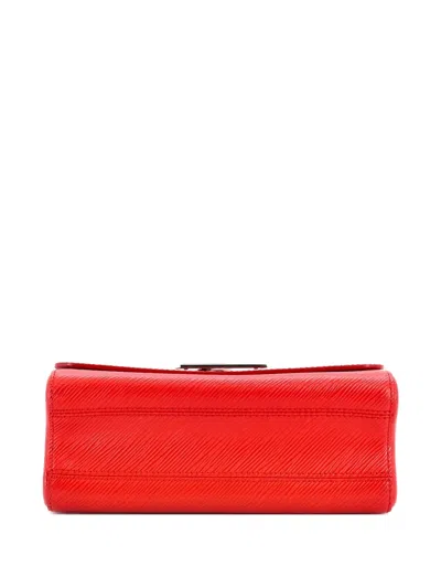 Pre-owned Louis Vuitton Twist Handbag Epi Leather Mm Crossbody Bag In Red