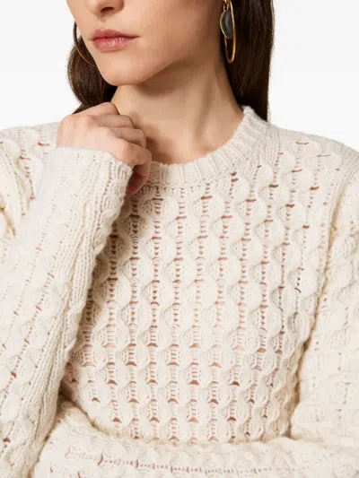 Twinset Open-back Dress In Neutral