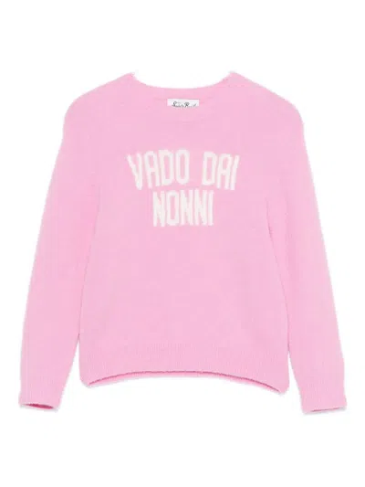 Mc2 Saint Barth Crew-neck Sweater In Pink