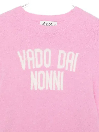 Mc2 Saint Barth Crew-neck Sweater In Pink