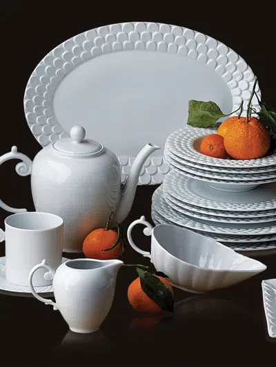 L'objet Aegean Oval Platter In White