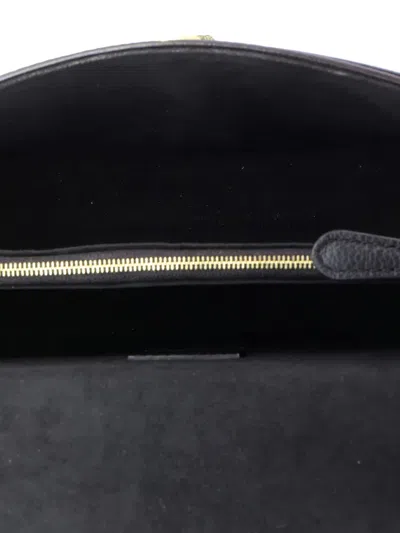 Pre-owned Louis Vuitton Victoire Handbag Monogram Canvas And Leather Shoulder Bag In Brown