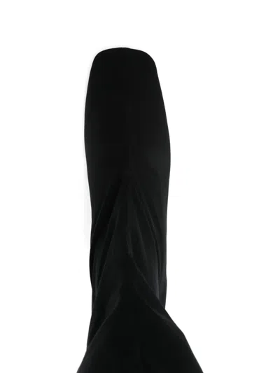 The Row 65mm Felice Stretch Ankle Boots In Black