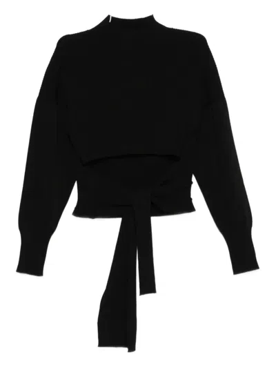 VITTORIA 系带细节毛衣