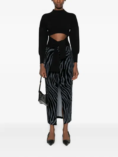 VITTORIA 系带细节毛衣