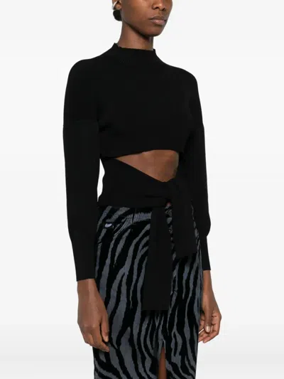 VITTORIA 系带细节毛衣