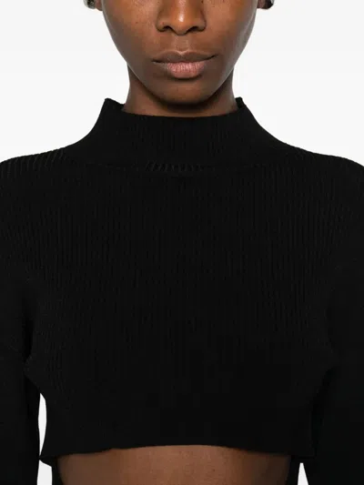 VITTORIA 系带细节毛衣