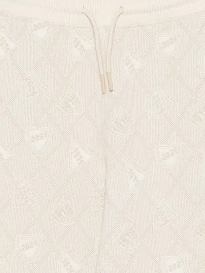 Bonpoint Jawen Drawstring Patterned Track Pants In White