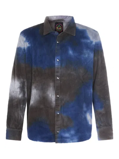 Mauna Kea Relaxed Long Sleeve Ribbed Shirt In Multi