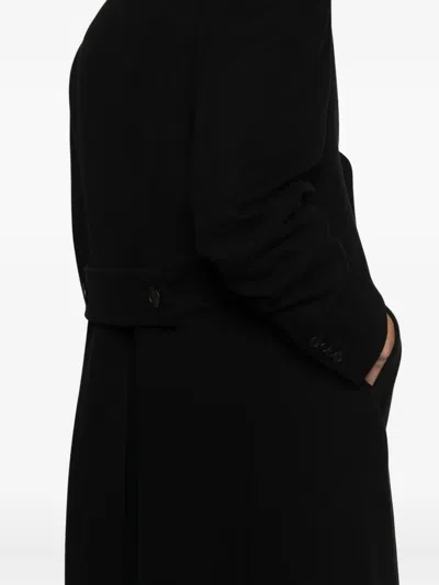 Tagliatore Arden Double-breasted Coat In Black