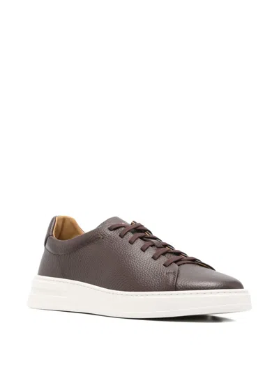 Henderson Baracco 35mm Soho Lace-up Sneakers In Brown